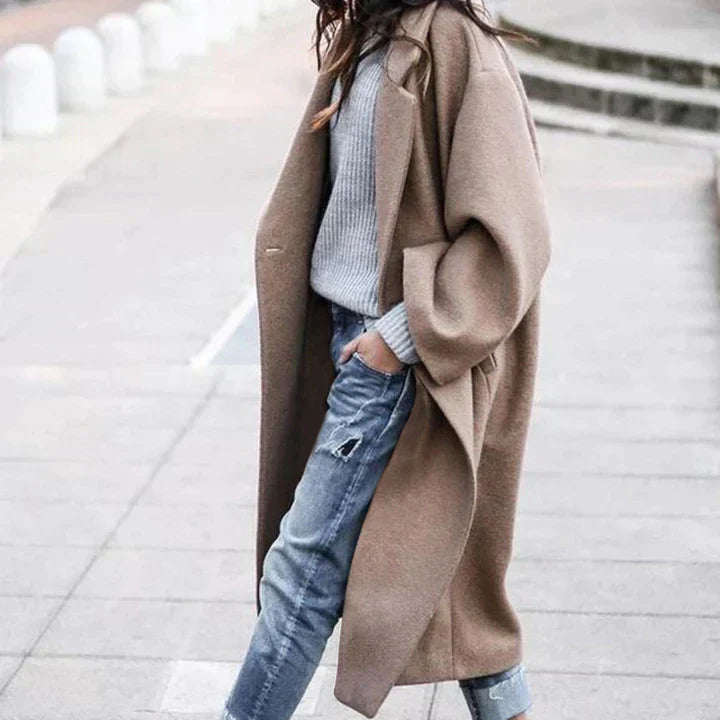 Stilla | Elegant uldfrakke