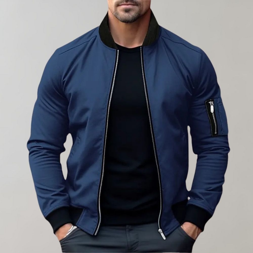 Stilla | Herre Zip-Up Bomberjakke