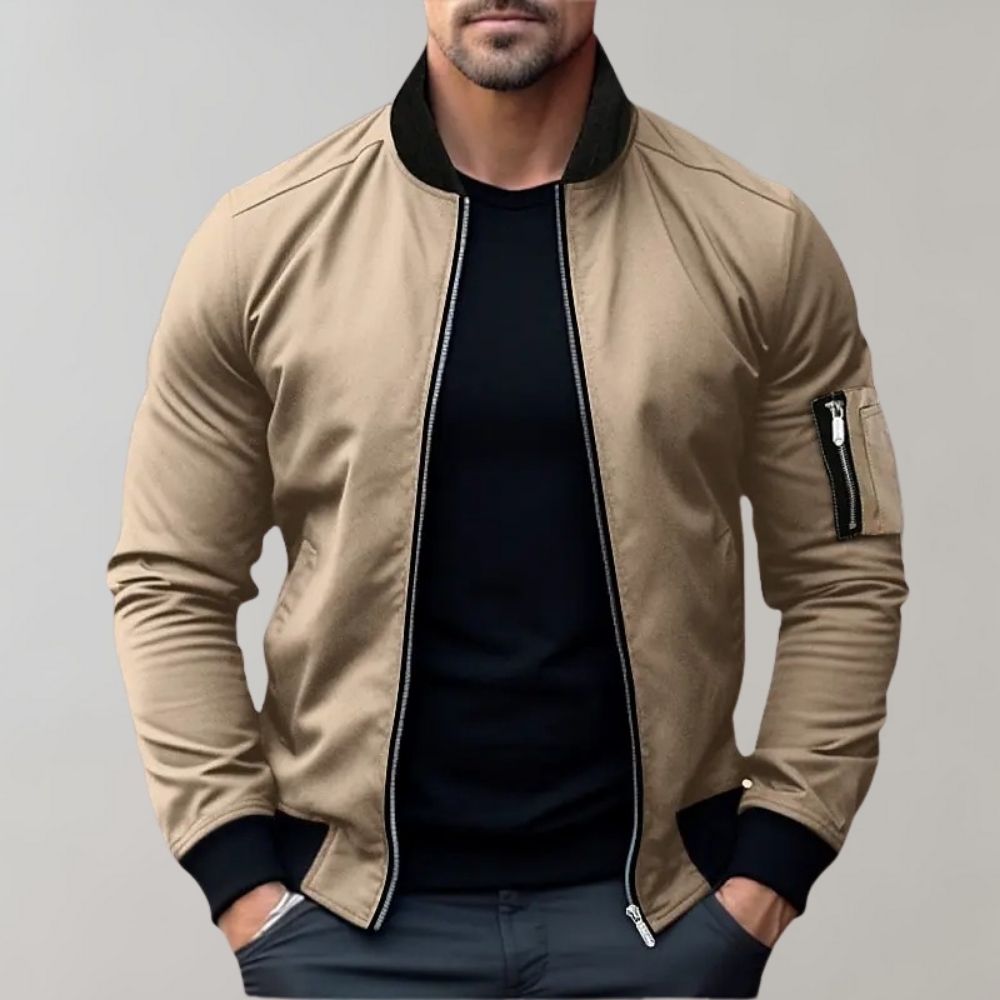 Stilla | Herre Zip-Up Bomberjakke