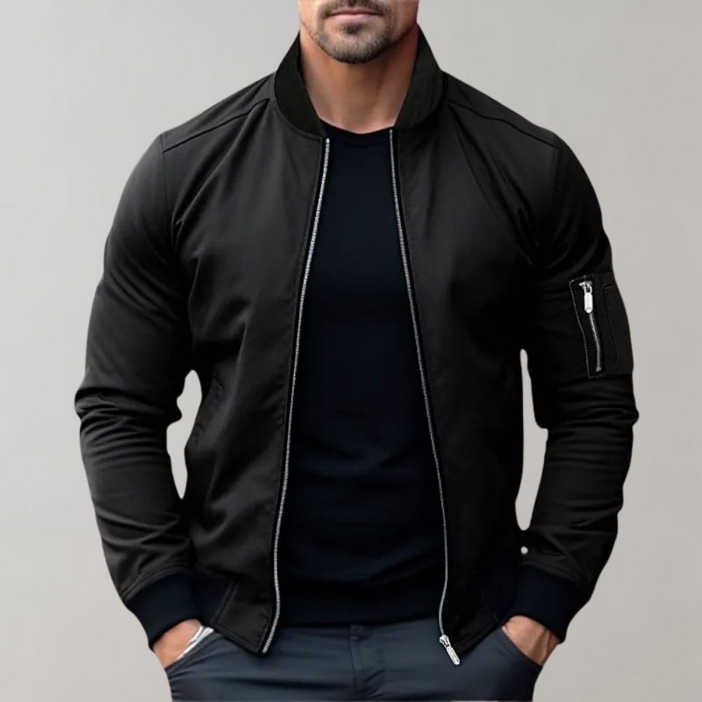 Stilla | Herre Zip-Up Bomberjakke