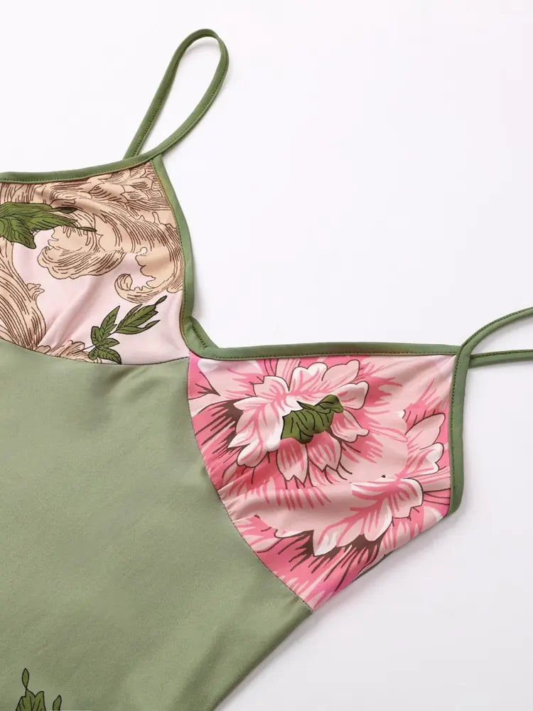 Stilla | Blomsterformet Smart Ærmeløs Kjole