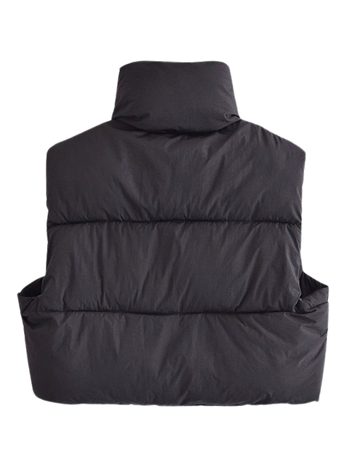 Stilla | Korte Puffjakke - Højkrave Zipper-Design