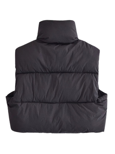 Stilla | Korte Puffjakke - Højkrave Zipper-Design