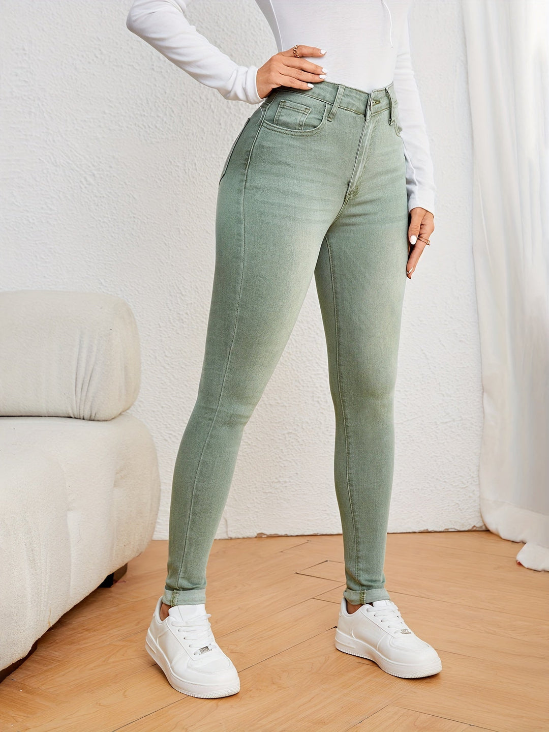 Stilla | Fit Damejeans med Høj Talje