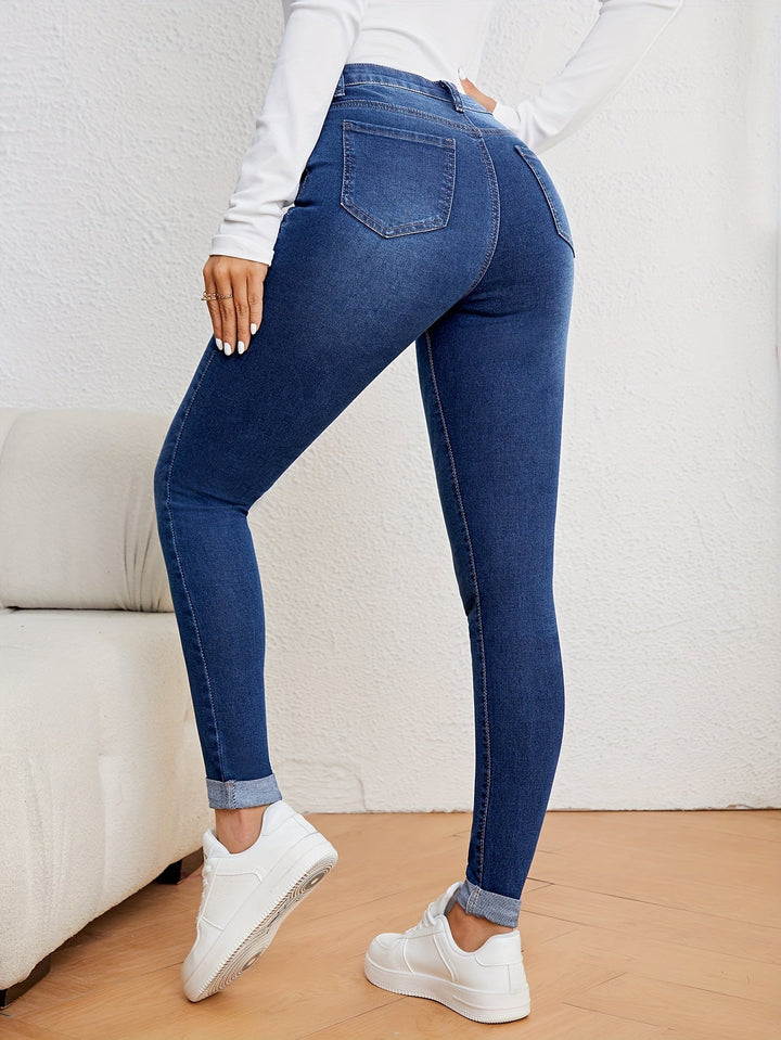 Stilla | Fit Damejeans med Høj Talje