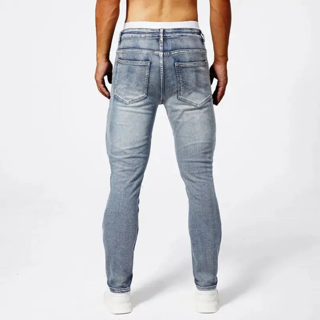 Stilla | Fit Moto Jeans I Premium Stretch-Denim med Panel-Sømme