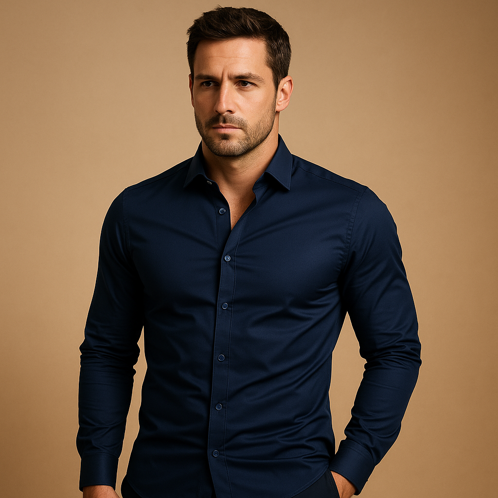 Stilla | Herre-fit-shirt med reverskrave - Skjorter