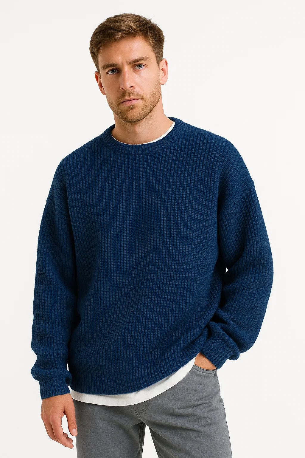Stilla | Herrestrikket Sweater