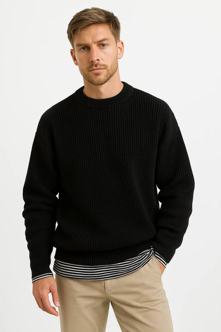 Stilla | Herrestrikket Sweater