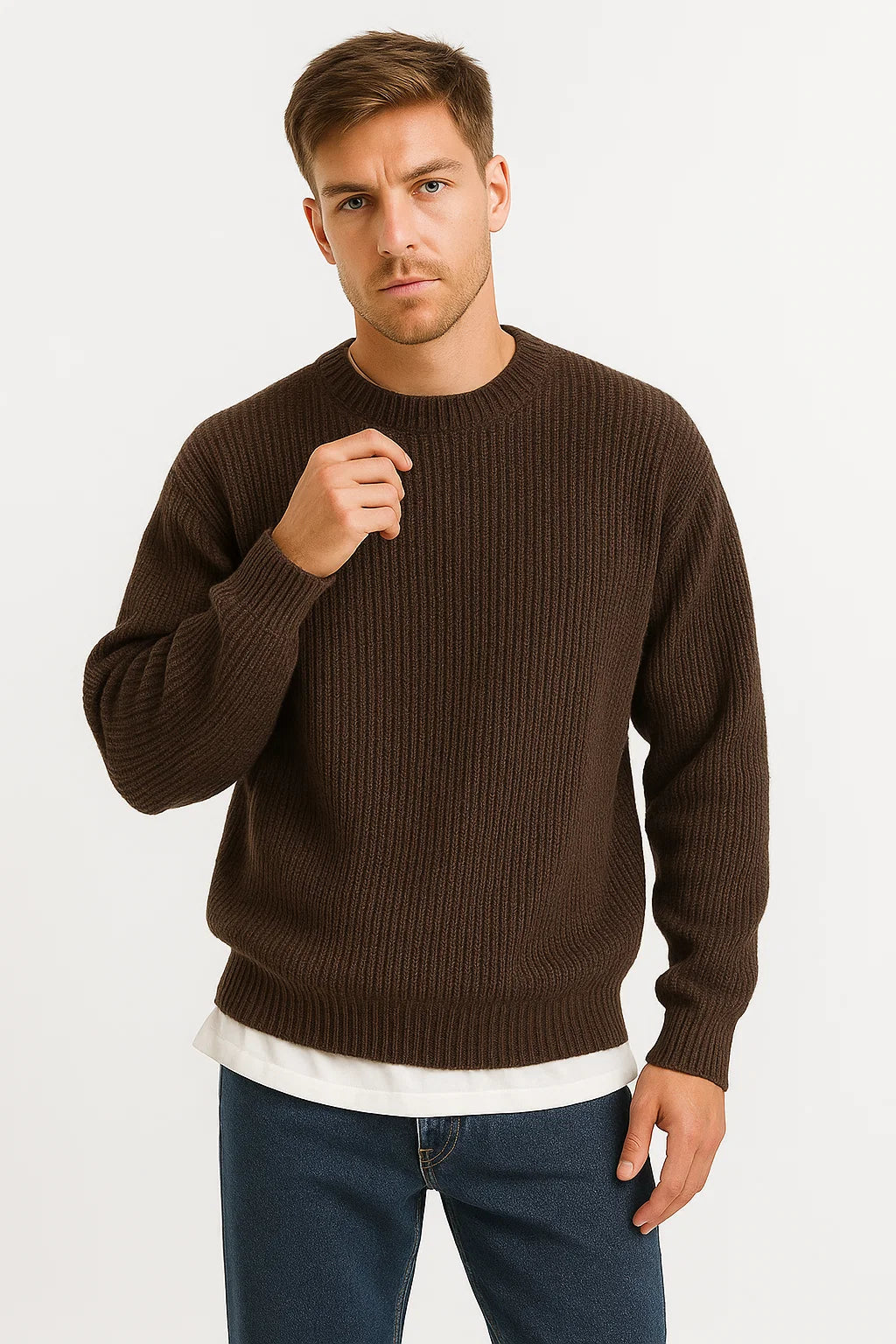 Stilla | Herrestrikket Sweater