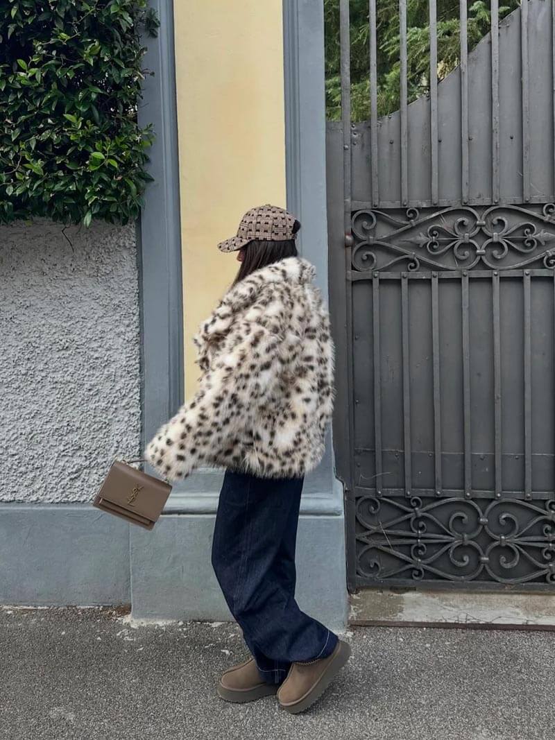 Stilla | Jakke Livia I Leopardhud