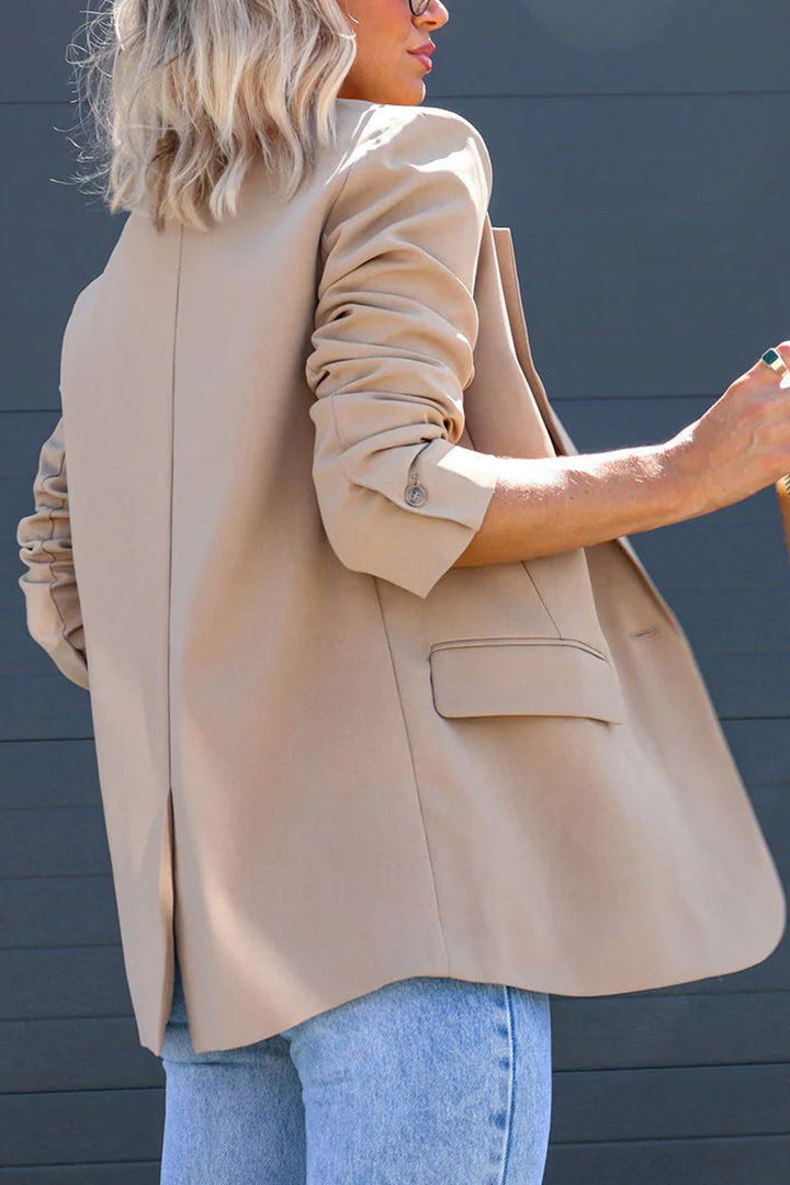 Stilla | Blazer Mellemlang Uni Med Bagindsnit