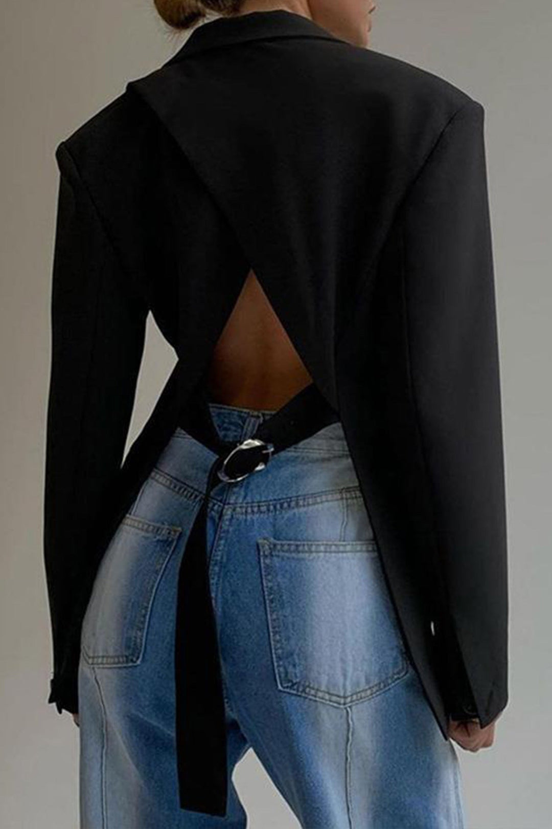 Stilla | Blazer Rygfri Uni Med Slids
