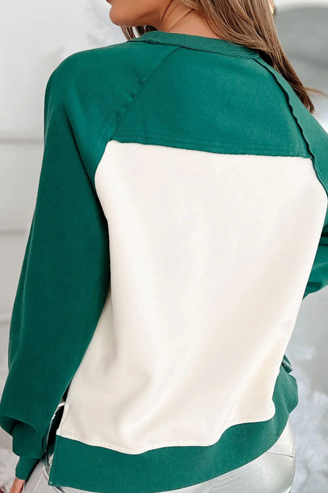 Stilla | Sweatshirt Jul Træ Med Indvævede Pailletter