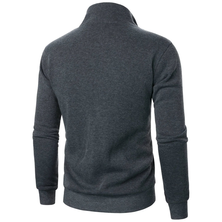 Stilla | Herre Hoodie med Stålkrave og Lynlås