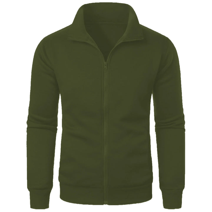 Stilla | Herre Hoodie med Stålkrave og Lynlås