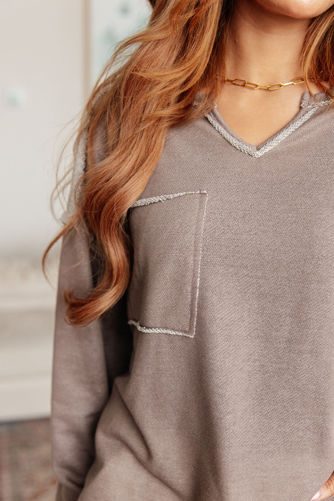 Stilla | V-udskæring Pullover Spring in My Step