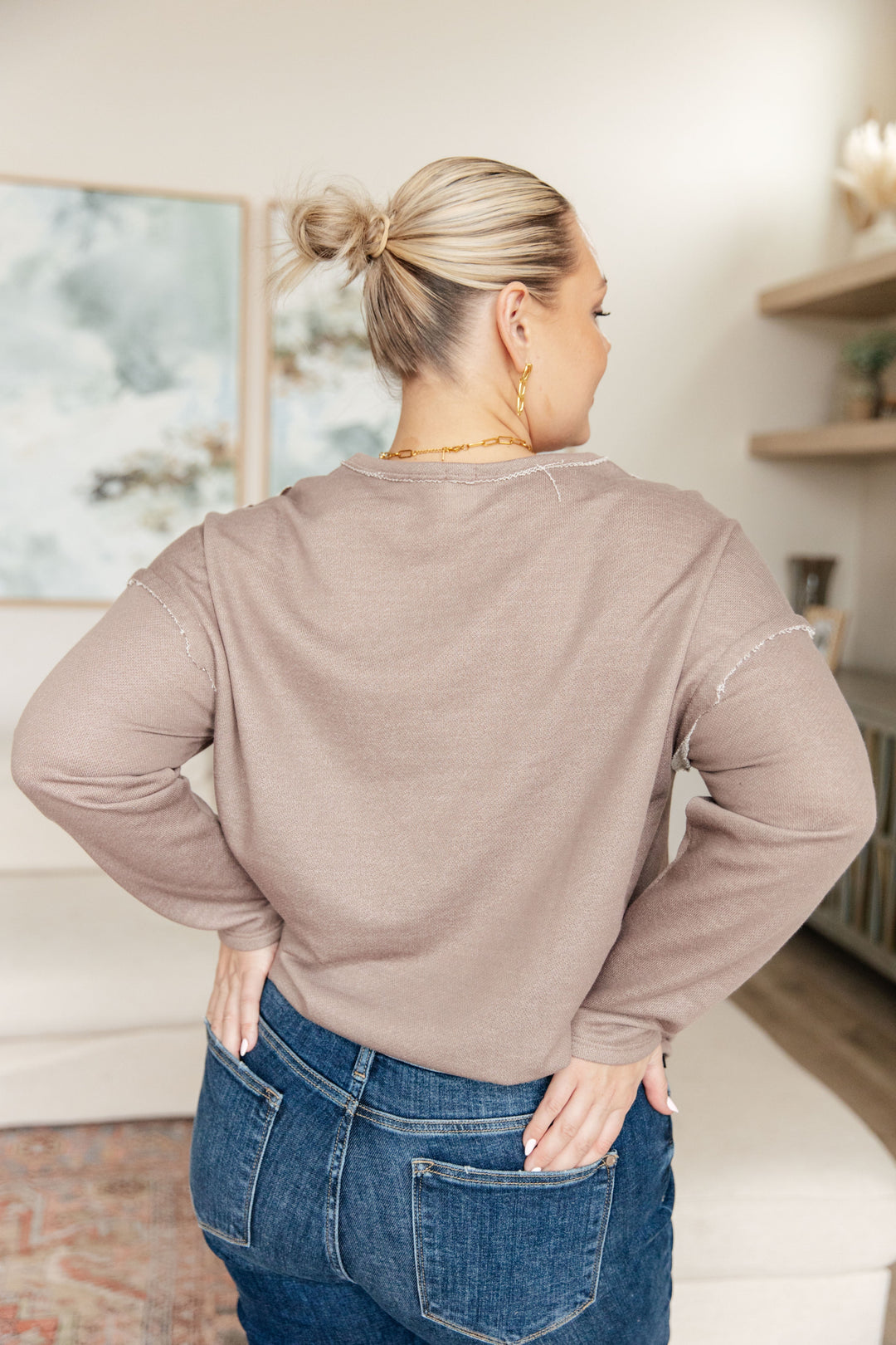 Stilla | V-udskæring Pullover Spring in My Step