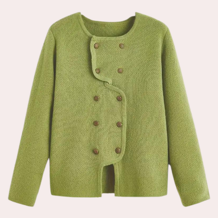 Stilla | Lang Kvinde-Cardigan i klassisk design