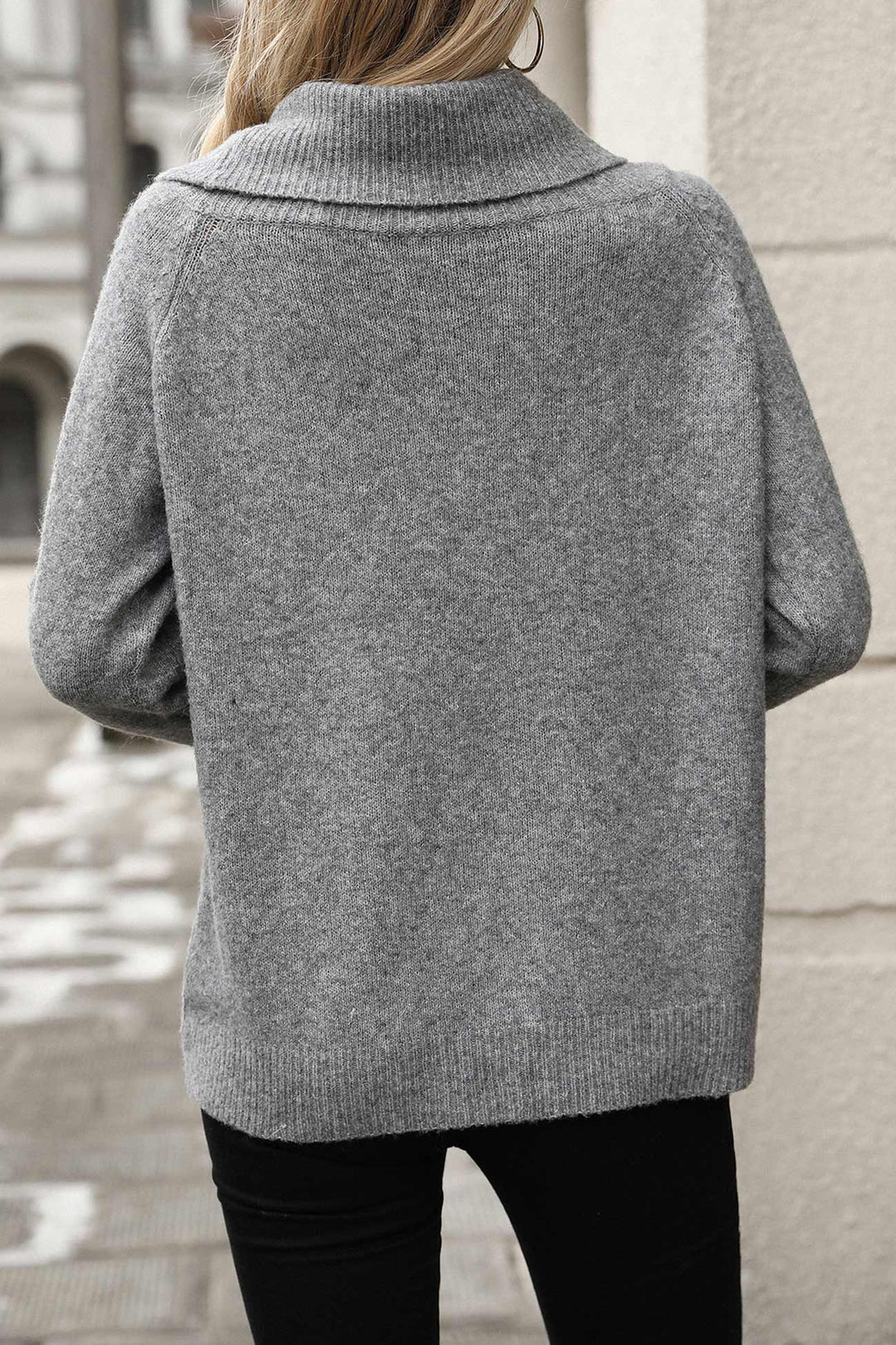 Stilla | Pullover Uni Med Høj Krave