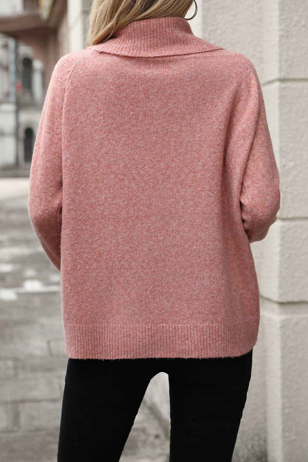 Stilla | Pullover Uni Med Høj Krave