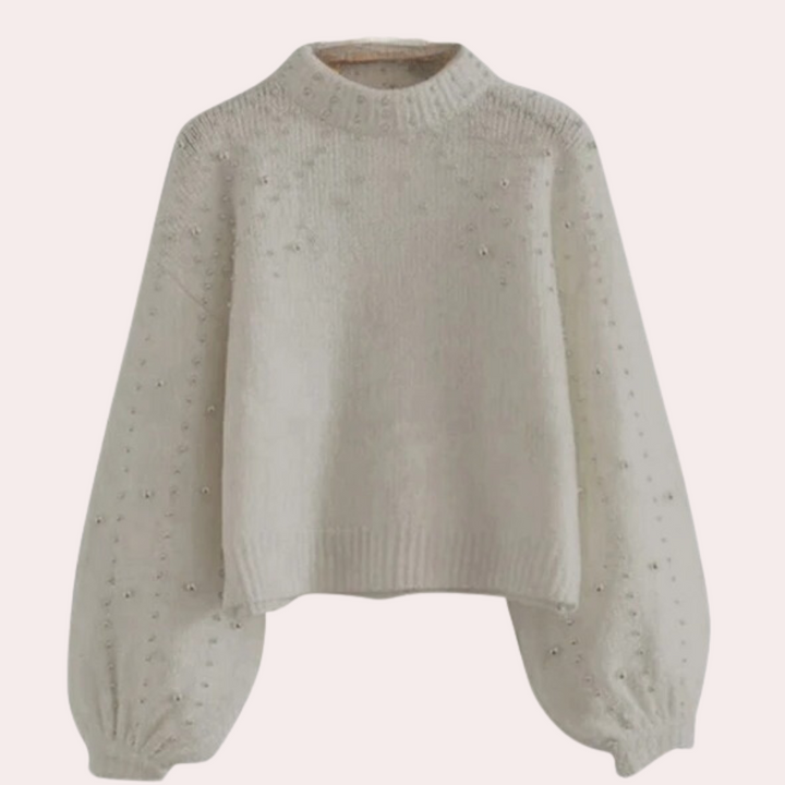 Stilla | Damebluse med Perler