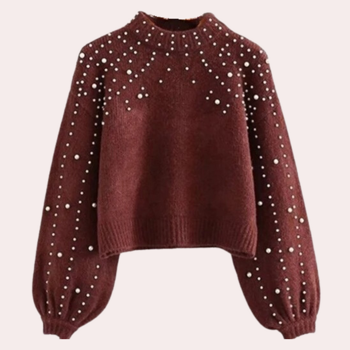 Stilla | Damebluse med Perler