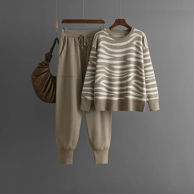 Stilla | Lounge Sæt med Zebra Mønster