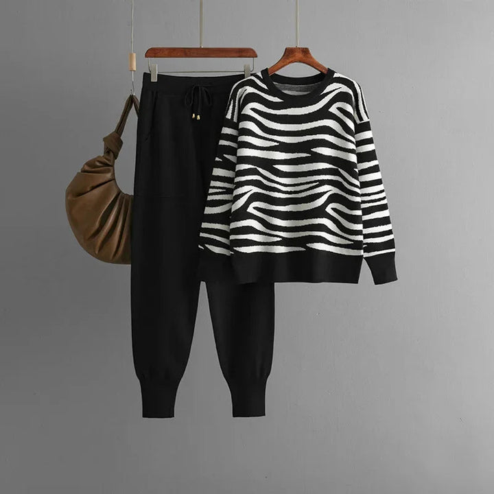 Stilla | Lounge Sæt med Zebra Mønster