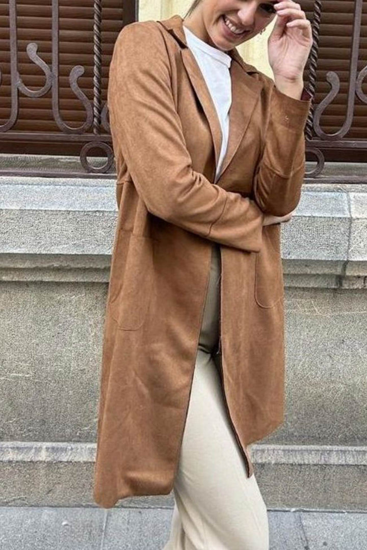 Stilla | Blazer Mellemlang Af Ensfarvet Provence