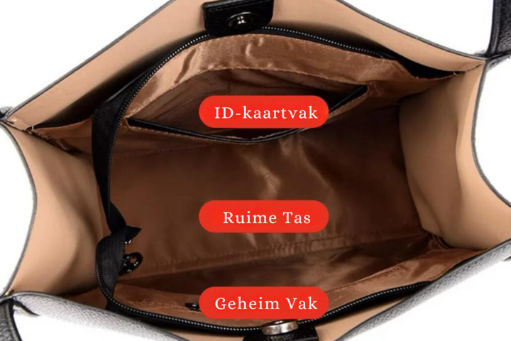 Stilla | Læder Håndtaske Med Stor Kapacitet