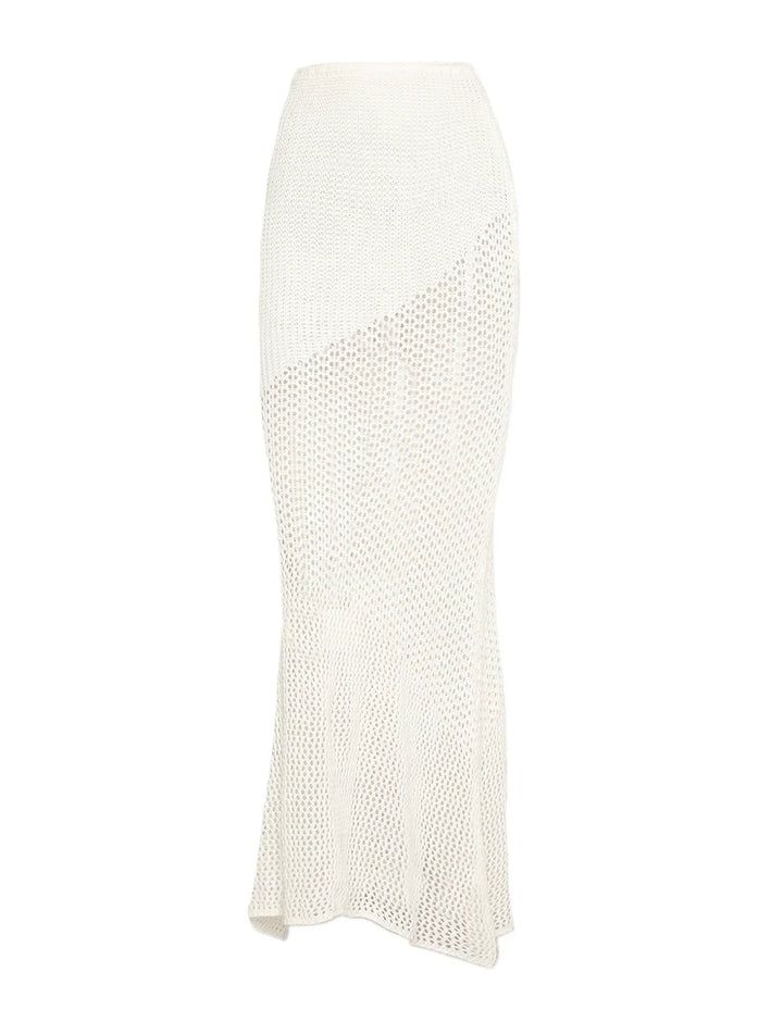Stilla | Strikket Sommersæt Med Top Og Nederdel