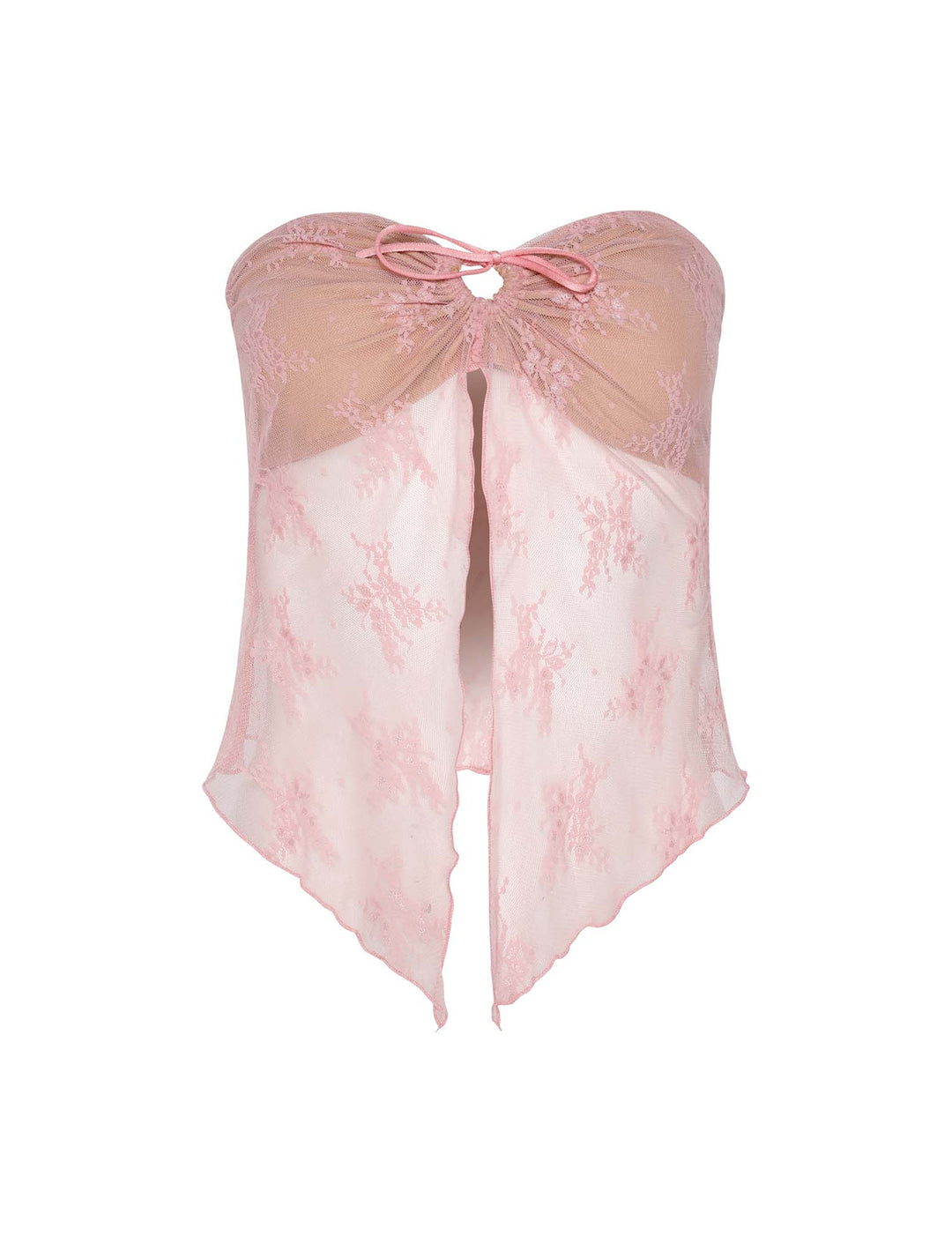 Stilla | Elegante Gennemsigtig Top Med Nederdel