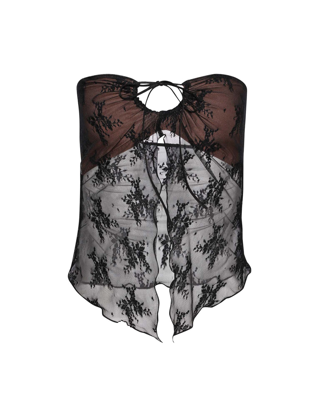 Stilla | Elegante Gennemsigtig Top Med Nederdel