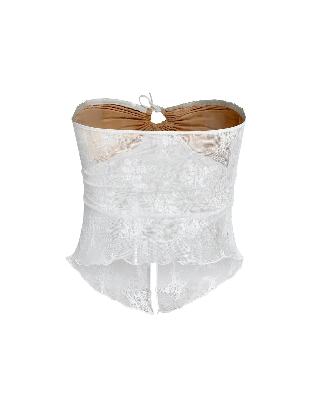 Stilla | Elegante Gennemsigtig Top Med Nederdel