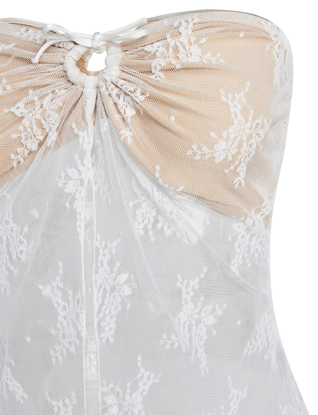 Stilla | Elegante Gennemsigtig Top Med Nederdel