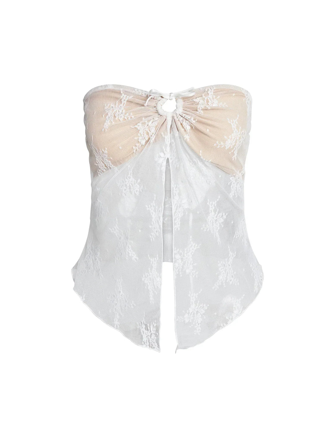 Stilla | Elegante Gennemsigtig Top Med Nederdel