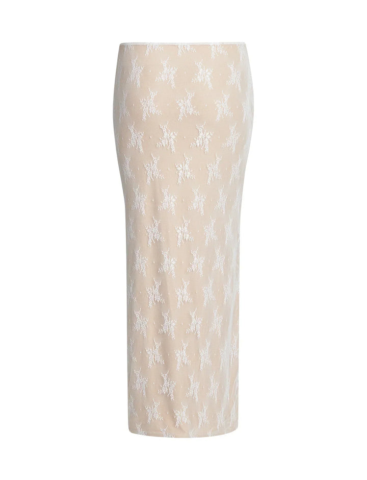Stilla | Elegante Gennemsigtig Top Med Nederdel