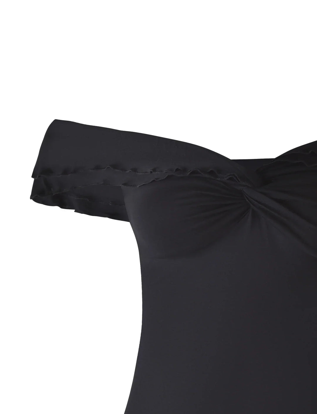 Stilla | Tekstureret Twist Top Med Maxi Nederdel