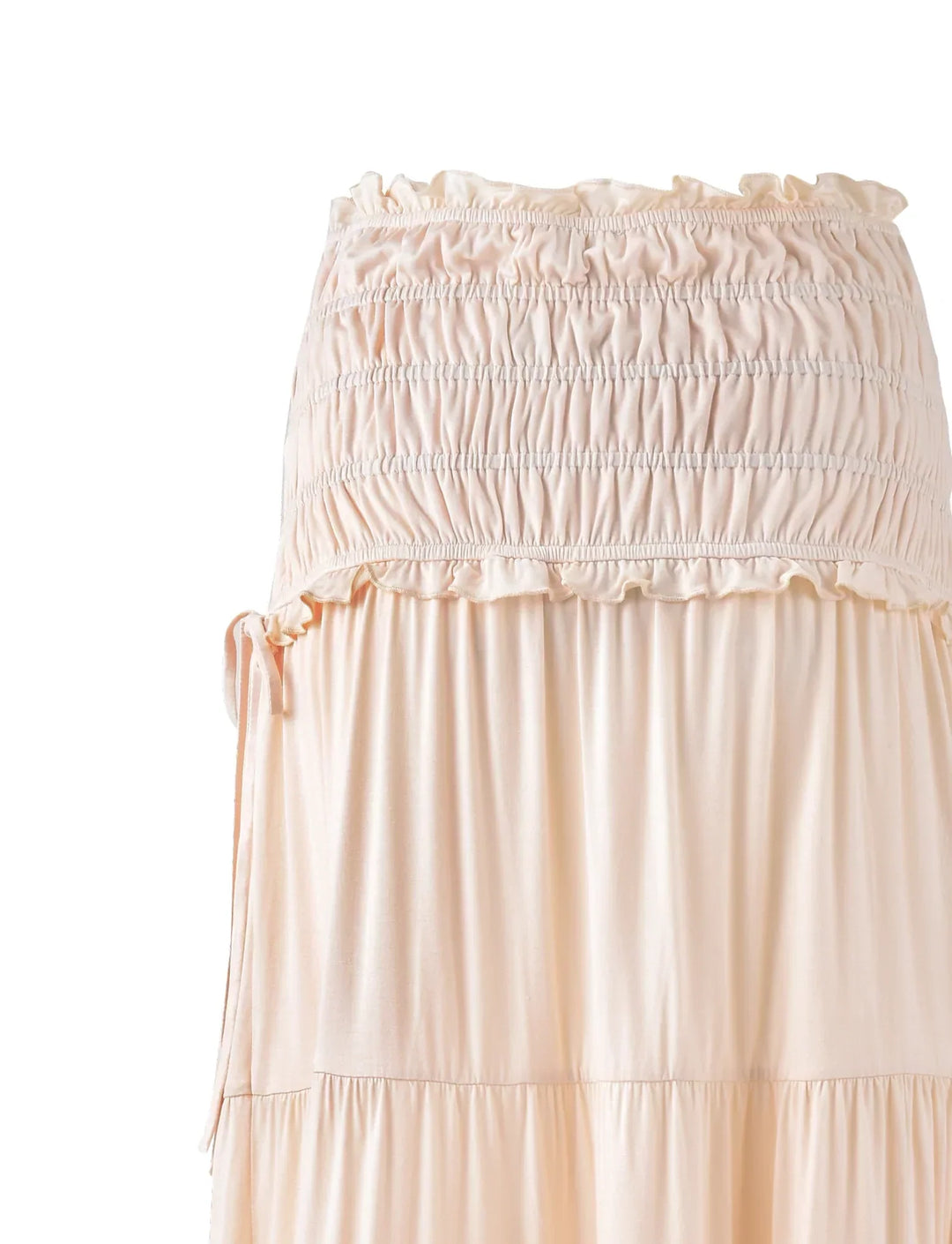 Stilla | Tekstureret Twist Top Med Maxi Nederdel