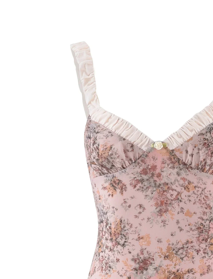 Stilla | Pink Camouflage Blomsterkjole
