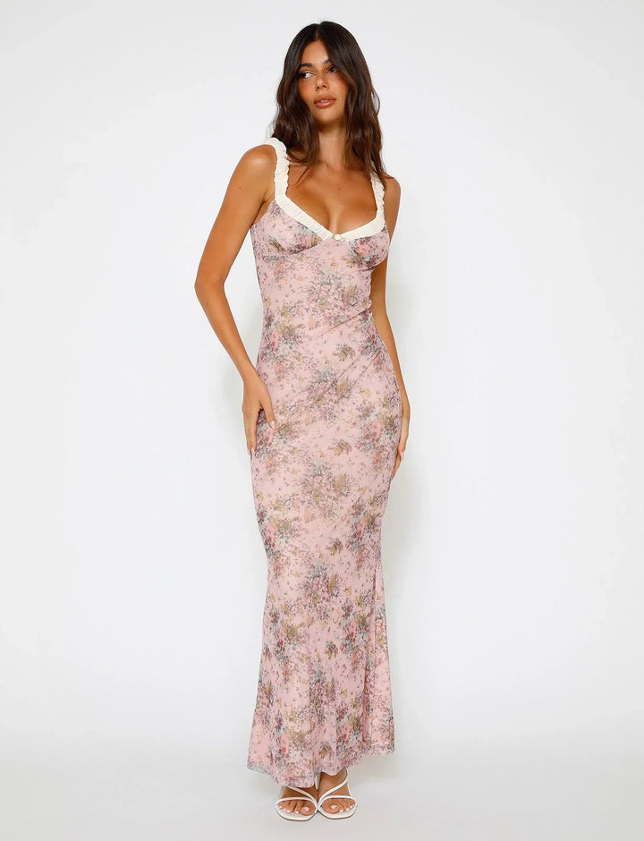 Stilla | Pink Camouflage Blomsterkjole