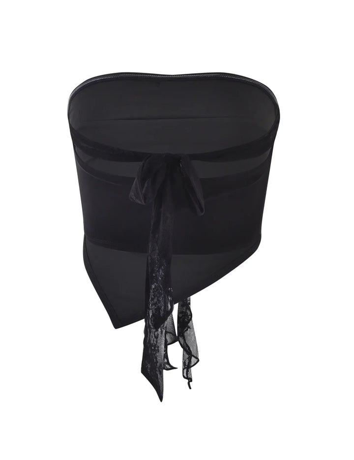 Stilla | Stilfuld Crop Top Med Nederdel