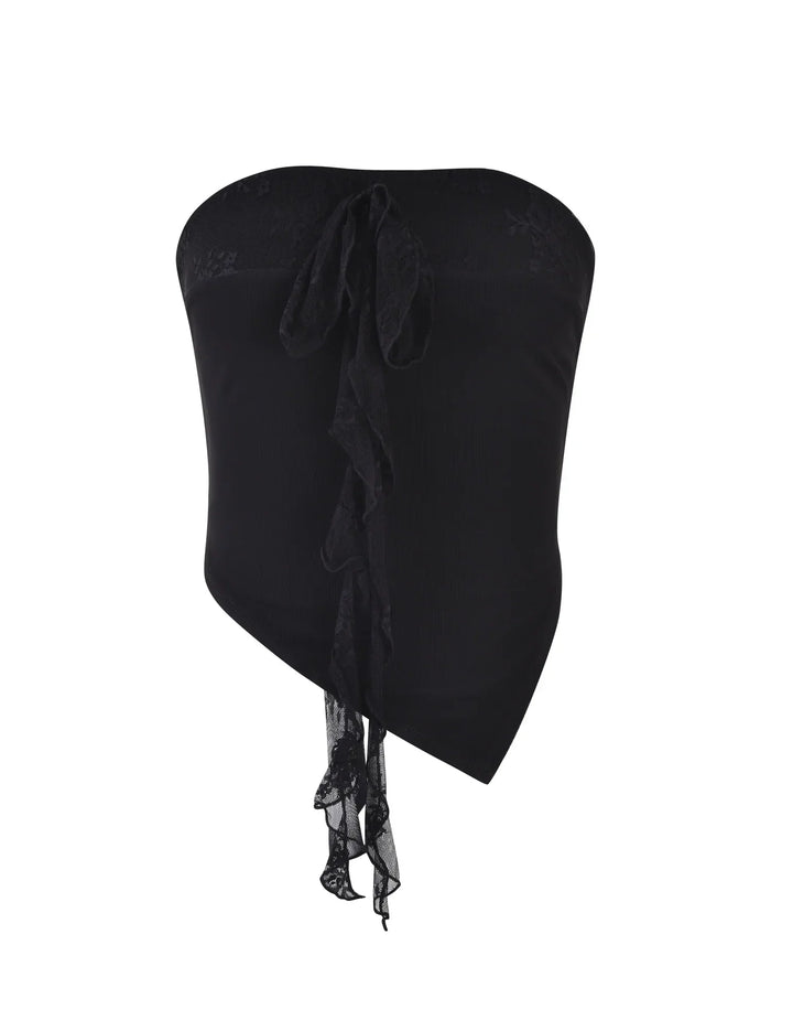 Stilla | Stilfuld Crop Top Med Nederdel