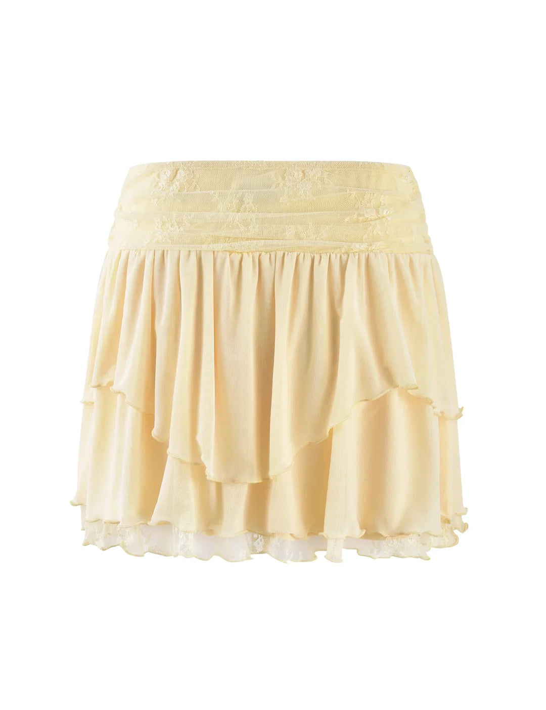 Stilla | Stilfuld Crop Top Med Nederdel
