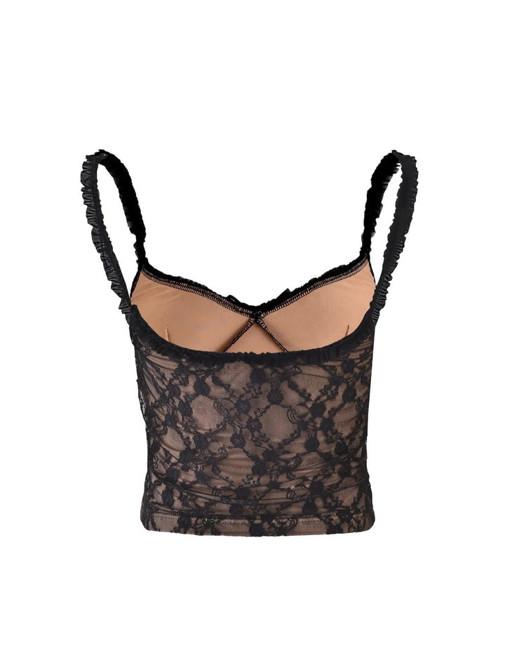 Stilla | Coquette Bow Crop Top