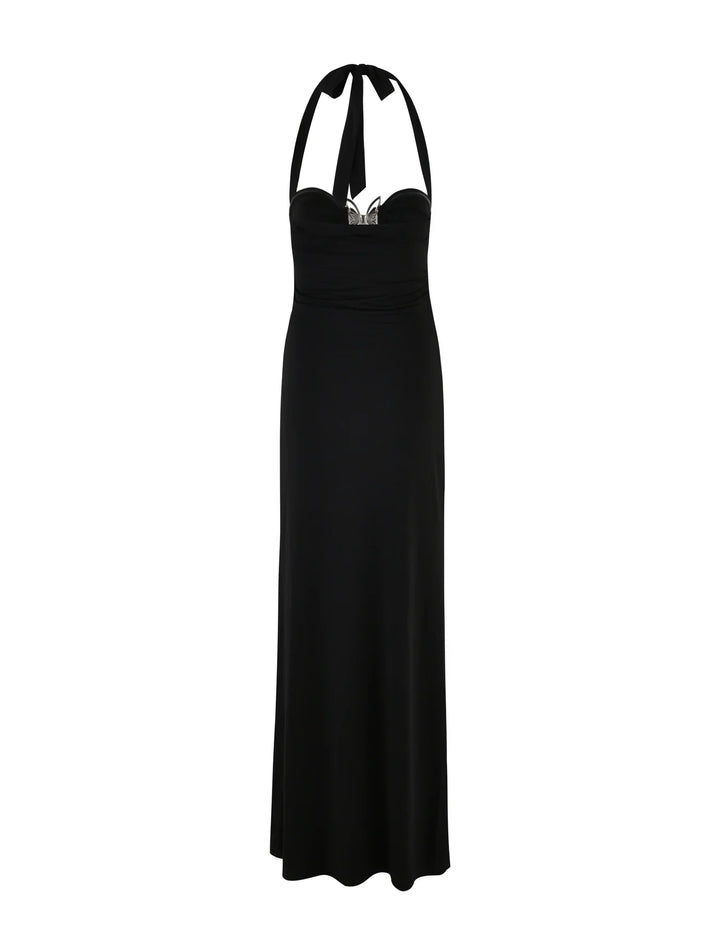 Stilla | Maxikjole Med Butterfly Design