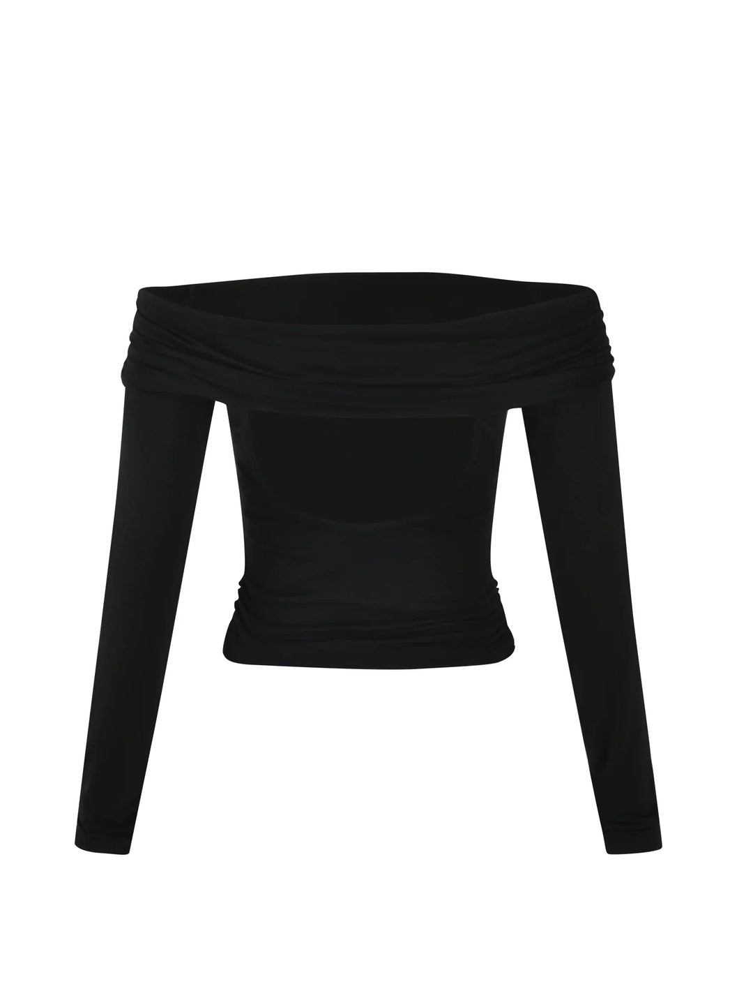 Stilla | Chic Bagside Hul Af Skulder Top