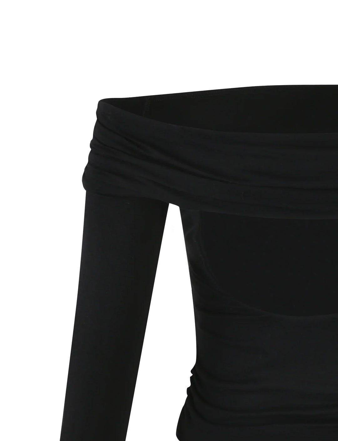 Stilla | Chic Bagside Hul Af Skulder Top