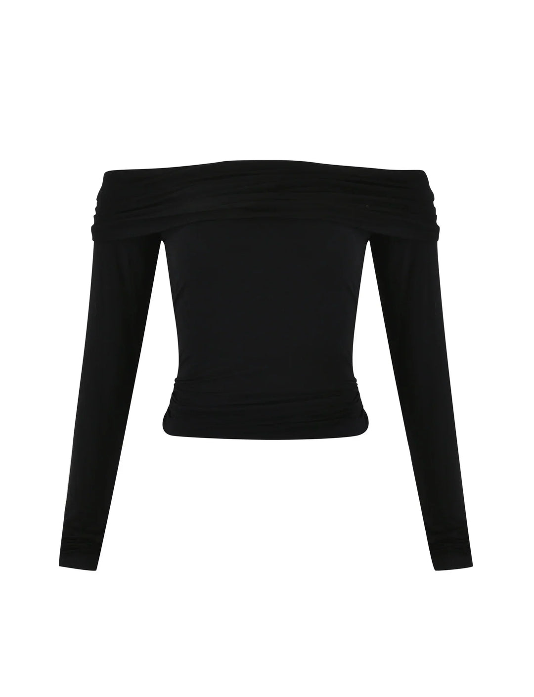 Stilla | Chic Bagside Hul Af Skulder Top